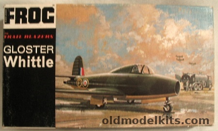 Frog 1/72 Gloster Whittle Trail Blazers Issue, F174 plastic model kit